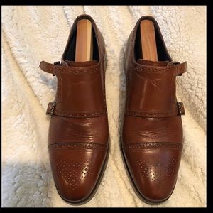 Men’s Cole Haan Leather Double Monk Strap Shoes